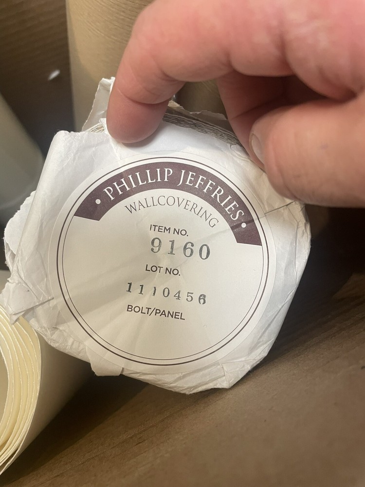 NEW Phillip Jeffries Kobe Weave 9160 Osaka Bay 12-Yard Bolt Grasscloth Wallpaper