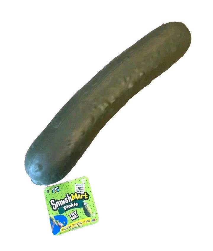SmushMart Big Pickle Squishy Squeezy Toy Fidget Sensory Viral Crazy Fun RMS