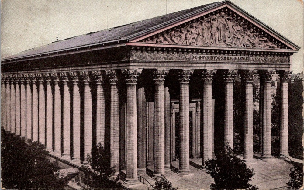 Dr Jim Stamps Postcard The Church Of La Madeleine Paris C1914