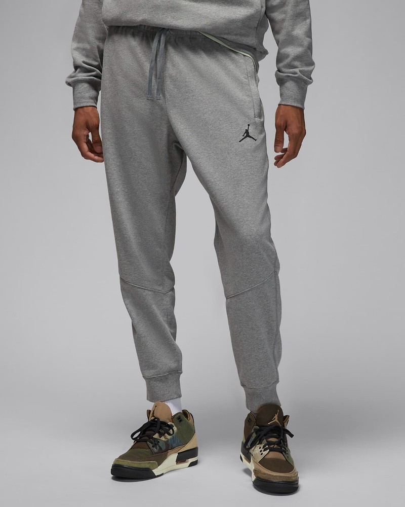 Jordan Jumpman Dri-FIT Sport Mens French Terry Pants Jogger Sweatpants Gray 3XL