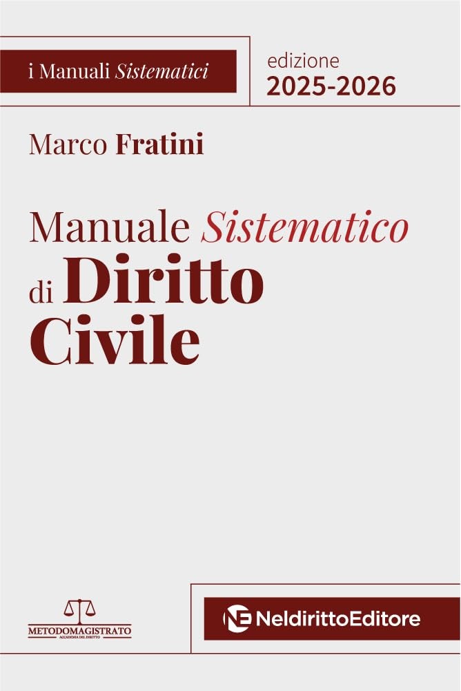 Marco Fratini Manuale sistematico di diritto civile 2025-2026 (Hardback)