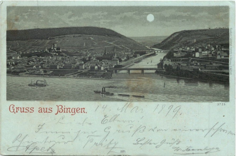 Greetings from Bingen - Litho -712172