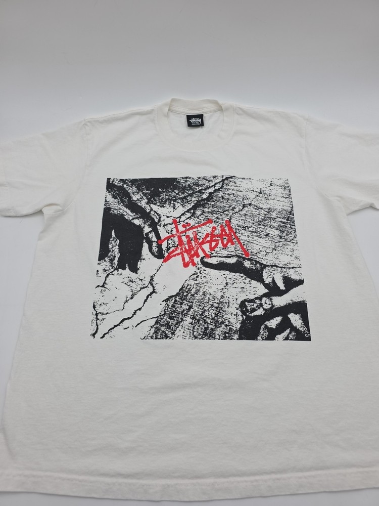 Stussy T-Shirt Men XL Graphic USA Cotton Tee.42554