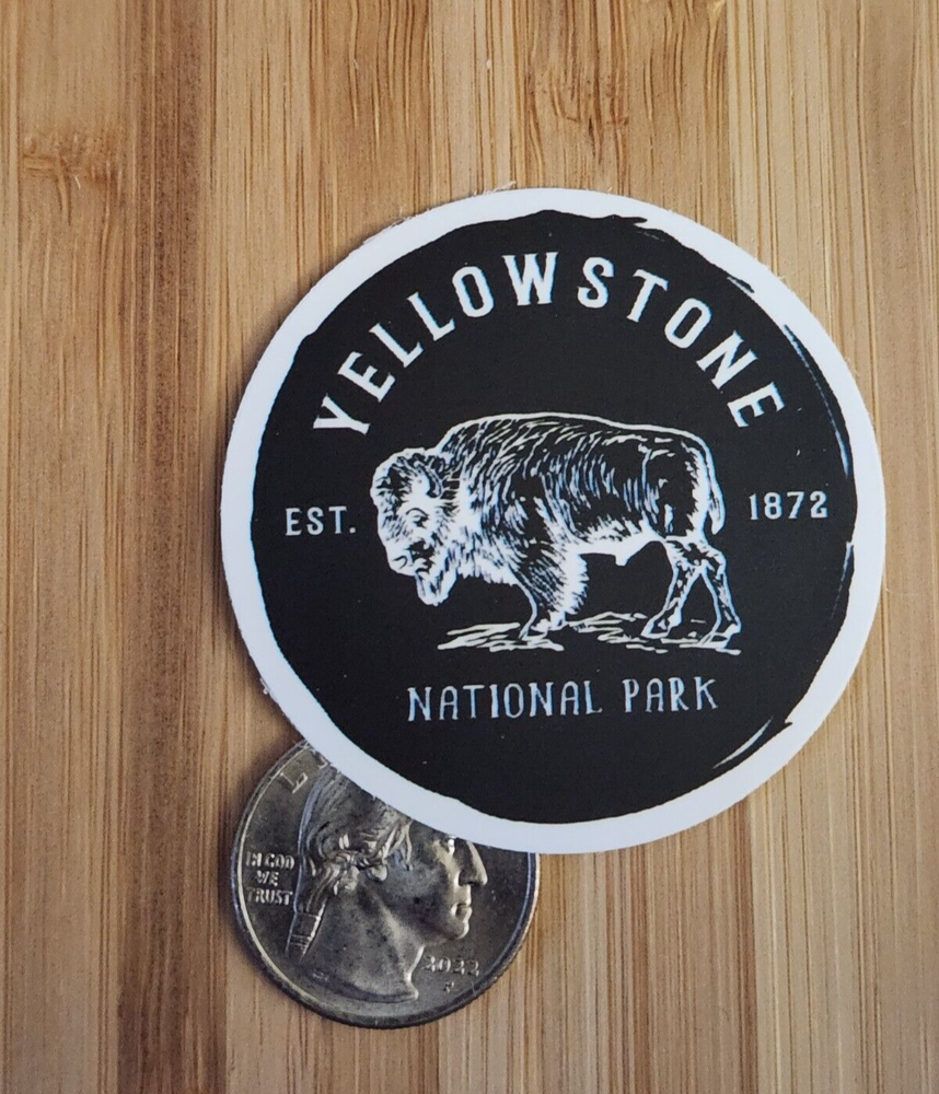 Yellowstone NATIONAL PARK Sticker Yellowstone Sticker Yellowstone Decal Wyoming