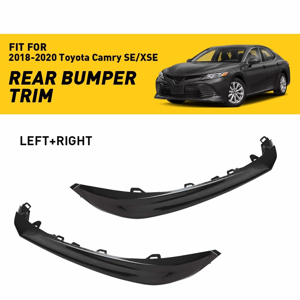 Front Bumper Grille Molding Trim Set Fit For Toyota 2018 2019 2020 Camry SE/XSE