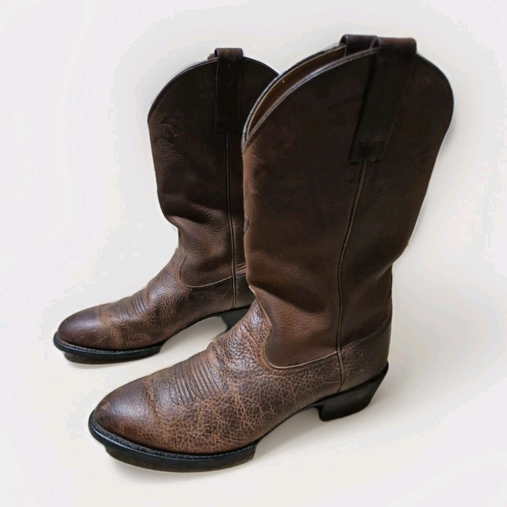 Ariat Mens Sedona Brown Leather Western Cowboy Boots Size 10.5 D Style 34624