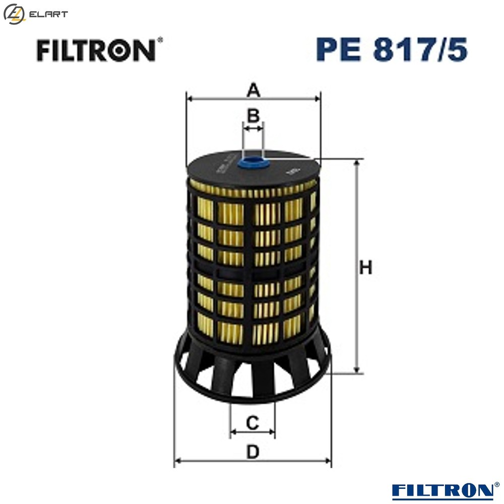 FUEL FILTER PE 817/5 FOR PEUGEOT BOXER/Van/Bus/Platform/Chassis CITROËN 2.2L