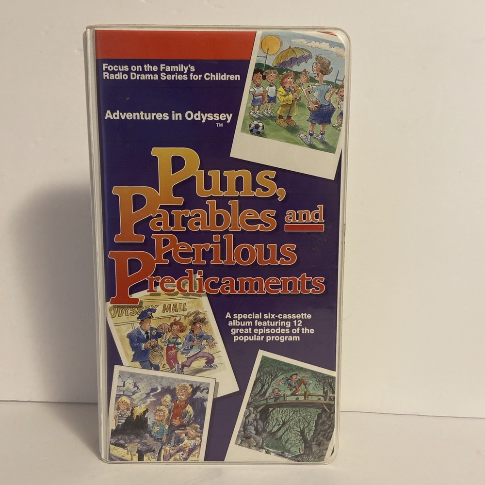 Adventures In Odyssey Puns Parables  Perilous Predicaments Audio Cassette Tape