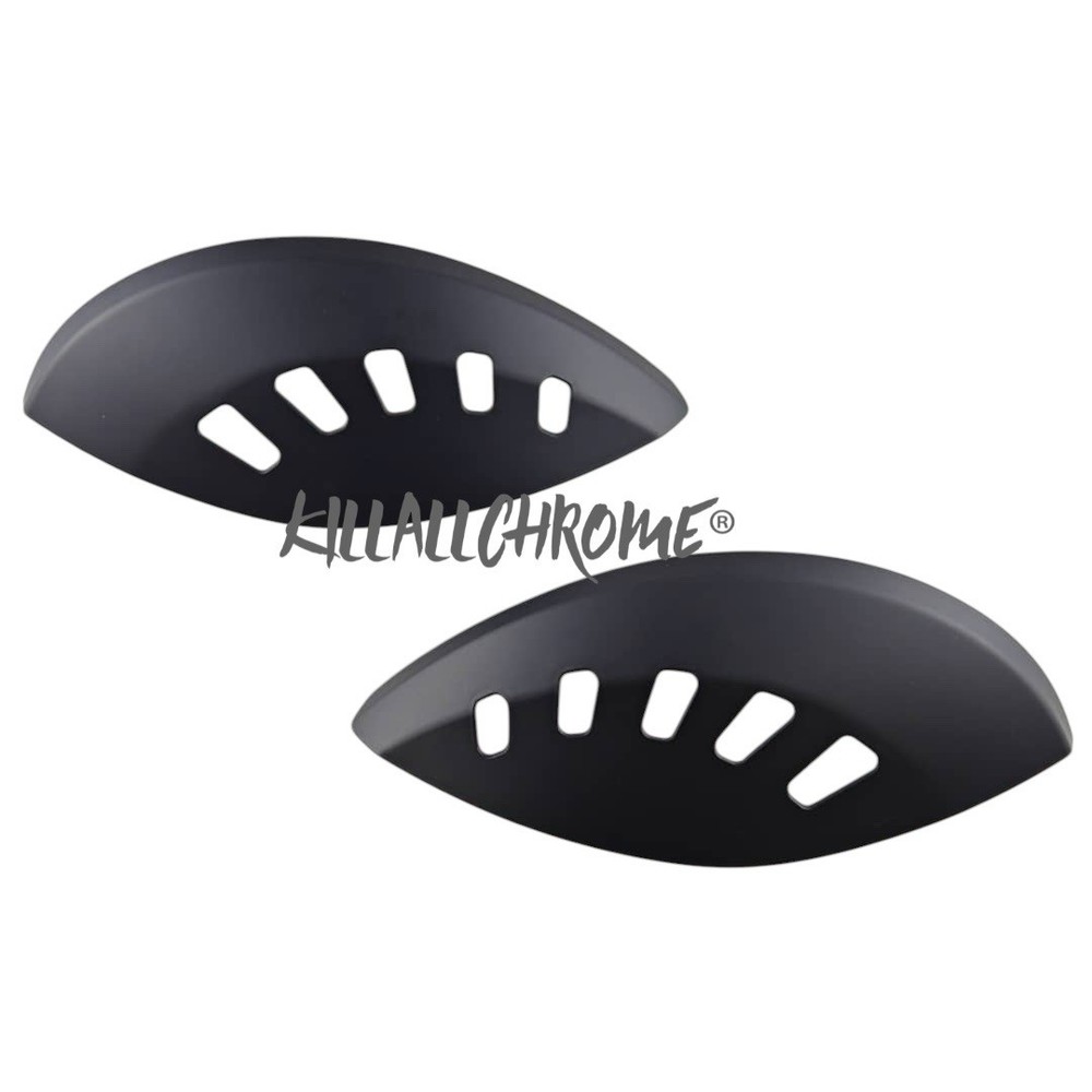 Fits Fiat Abarth 500 Matt Black Angry Evil Eye Covers 500 595 695 ABS Plastic