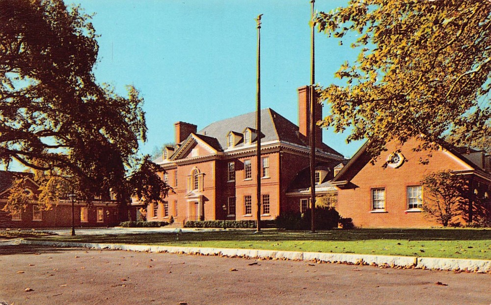 Harrisburg PA Pennsylvania Governor's Residence Mansion Vtg Postcard B41