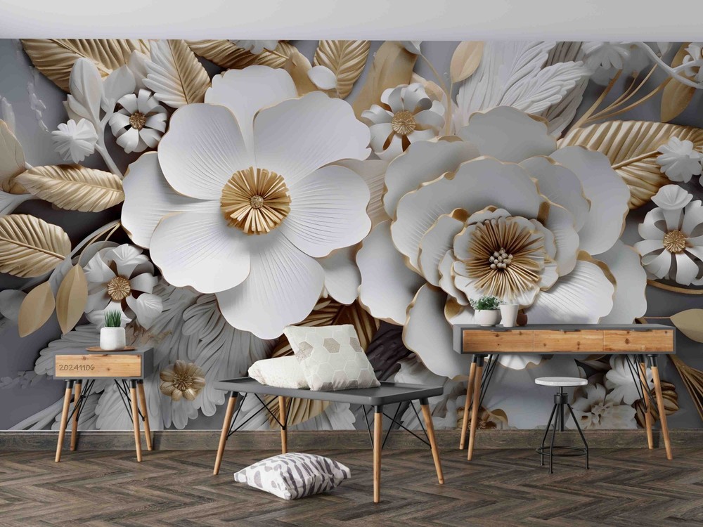 3D Decoration Flowers Wall Murals Wallpaper Murals Wall Sticker