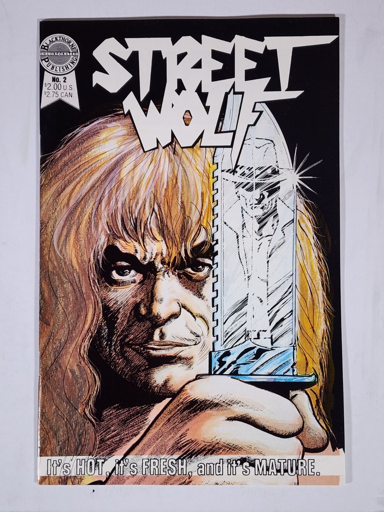 Street Wolf #2 NM Blackthorne Publishing 1986