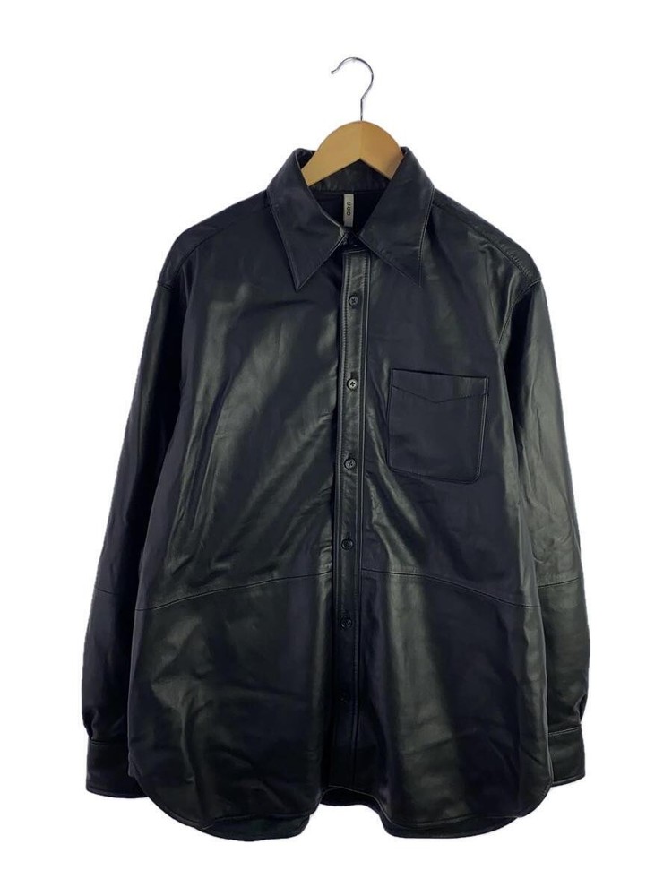 Men's Black Sheep Leather Plain Jacket SH-01-Sheep 174