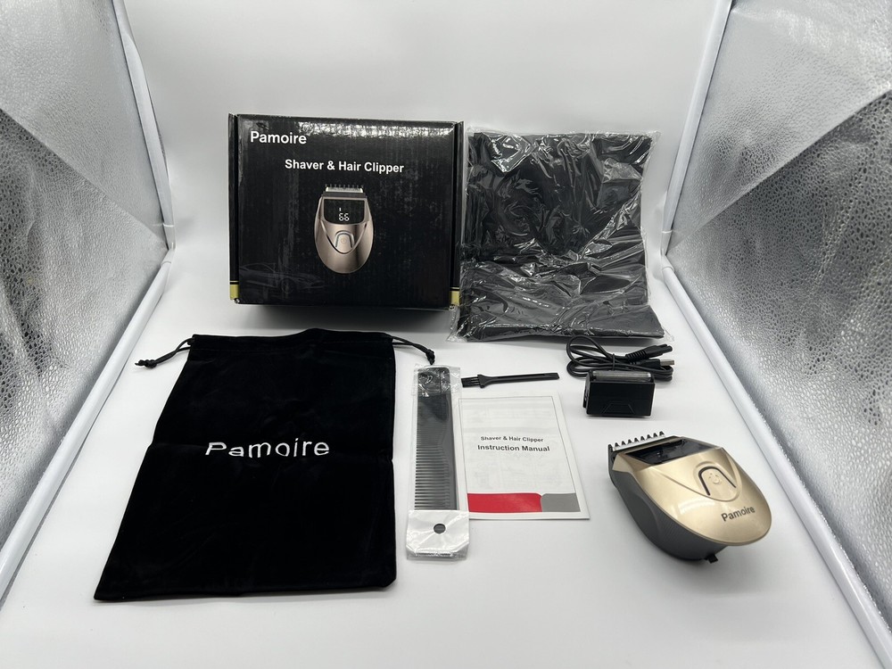 Pamoire Professional Shaver and Hair Clipper, Open Box