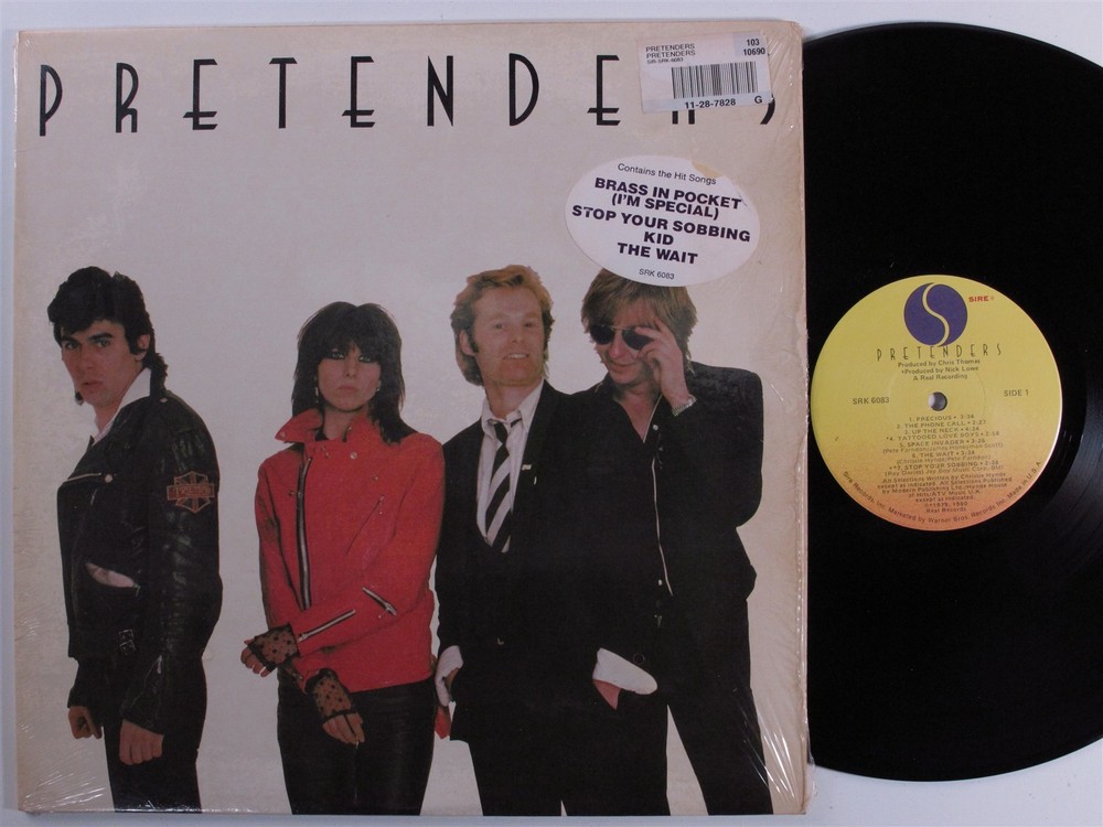 PRETENDERS Self Titled SIRE SRK-6083 LP VG+ SHRINK d