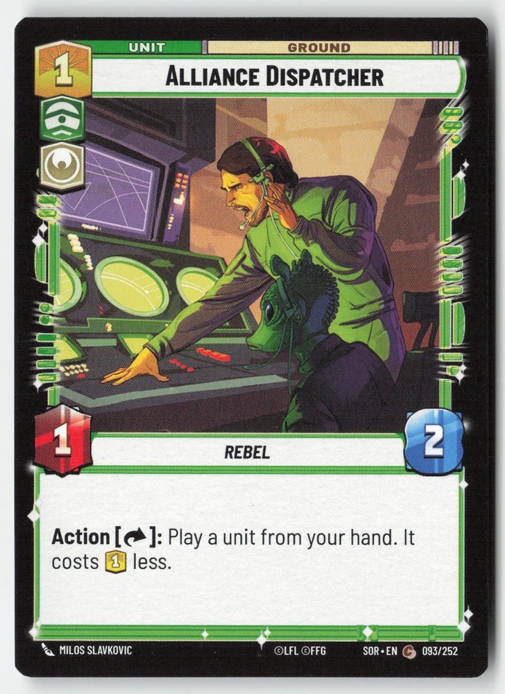 SWU - Alliance Dispatcher SOR 093 Non-Foil