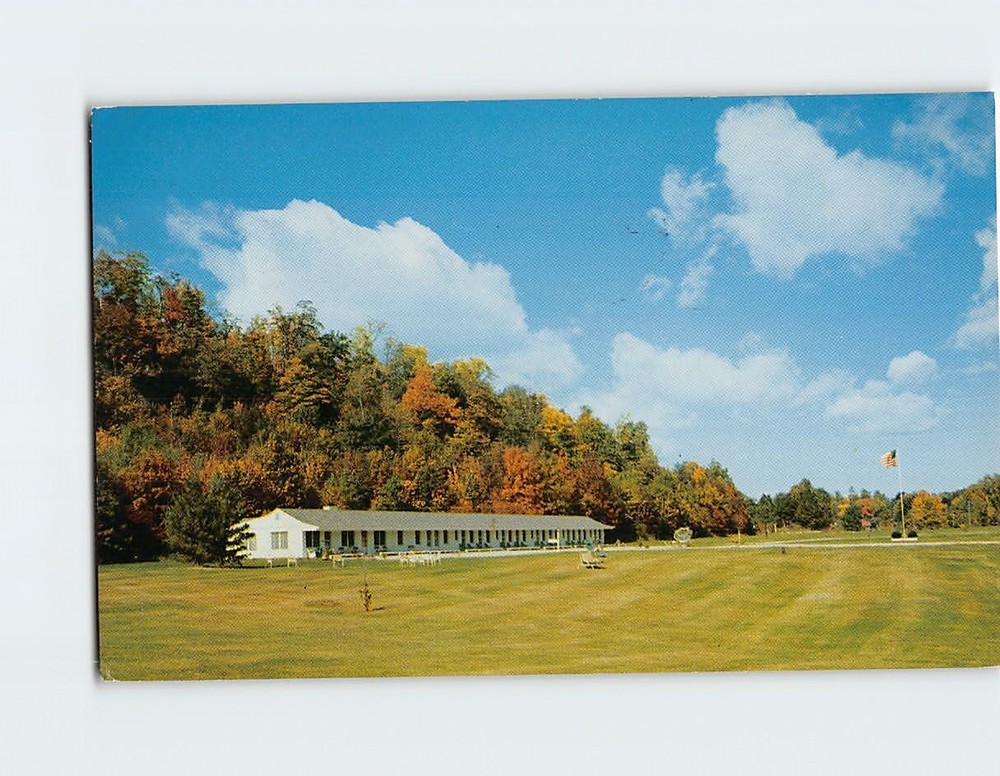 Postcard Brandon Motor Lodge Motel Brandon Vermont USA
