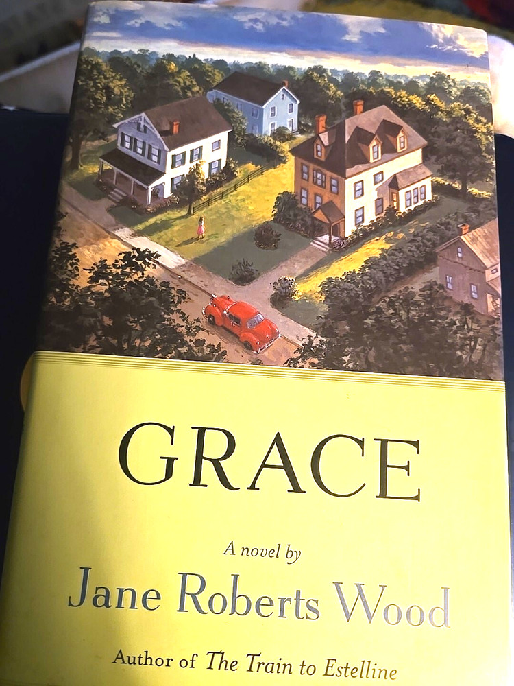 Signed Grace, A Novel by Jane Roberts Woods, Hardcover with Dust Jacket VG