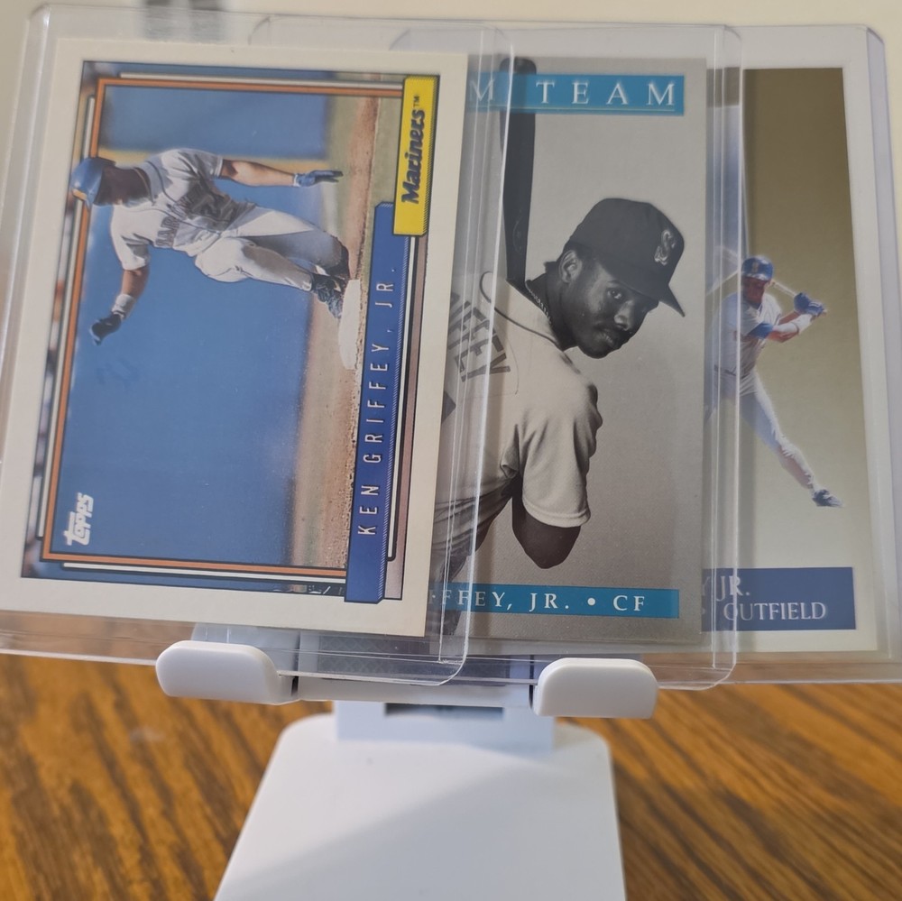 Topps Score Fleer MLB Card Lot Ken Griffey Jr Seattle Mariners 3 Cards