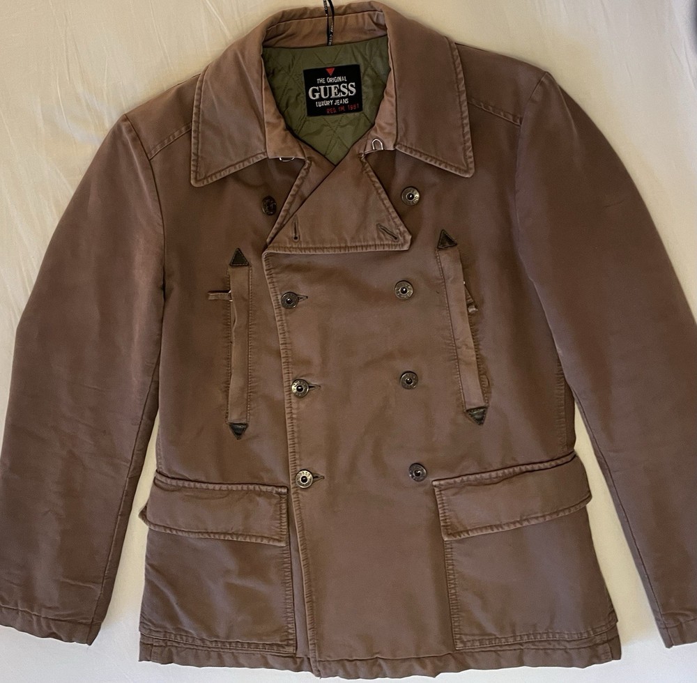 GUESS Originals Men’s Pea Coat Jacket