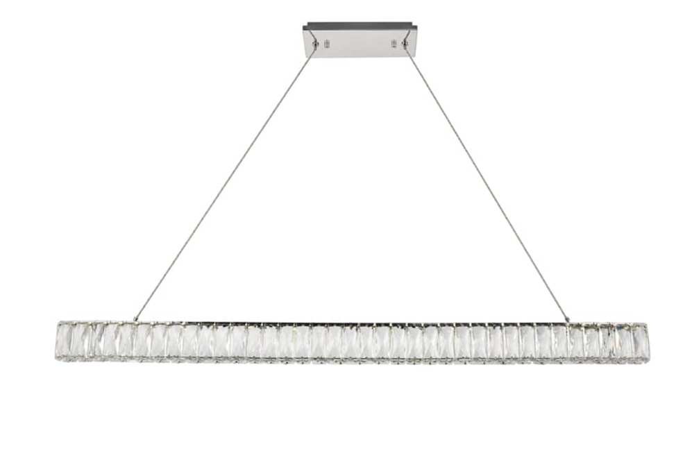 Elegant Lighting 3502D47 Chrome Monroe 47