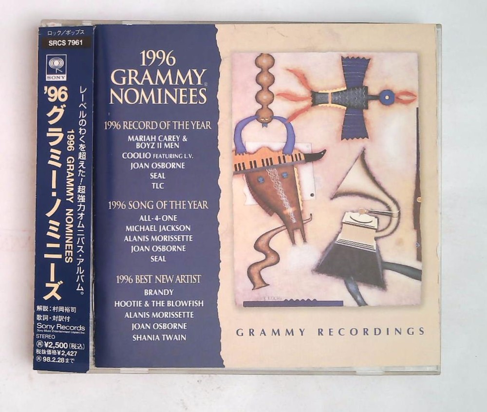 Various – 1996 Grammy Nominees SRCS-7961 JAPAN CD, Compilation OBI