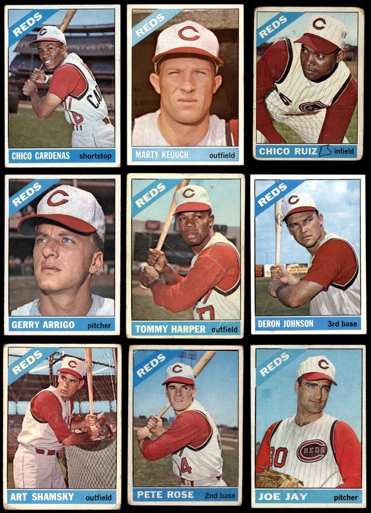 1966 Topps Cincinnati Reds Near Team Set 2 - GOOD 7223612 (20 / 30 cards)