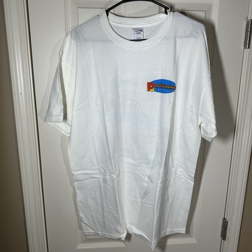 Rare Vintage Racing T Shirt Performance Associates Large Vibrant