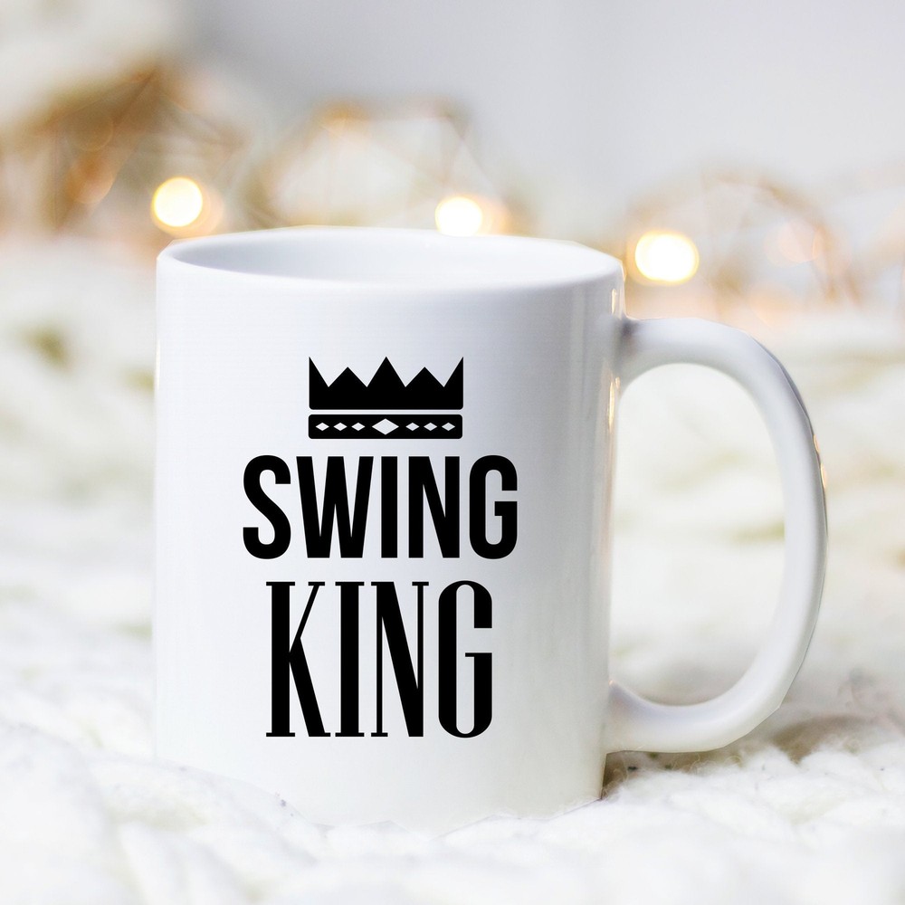 Swing Dancer Coffee Mug Gift for Swing King Enthusiasts and Dancers