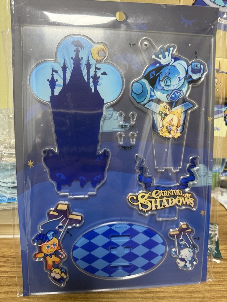 Cookie Run Kingdom 4th Anniversary Shadow Milk Acrylic Diorama Carnival of Lies