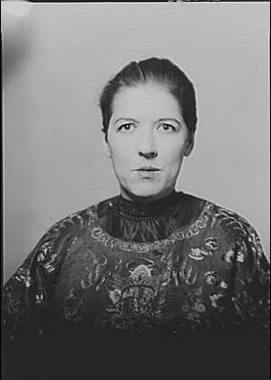 Photo:Jane Paine Portrait Photograph 1927 Woman Victorian Style Dress