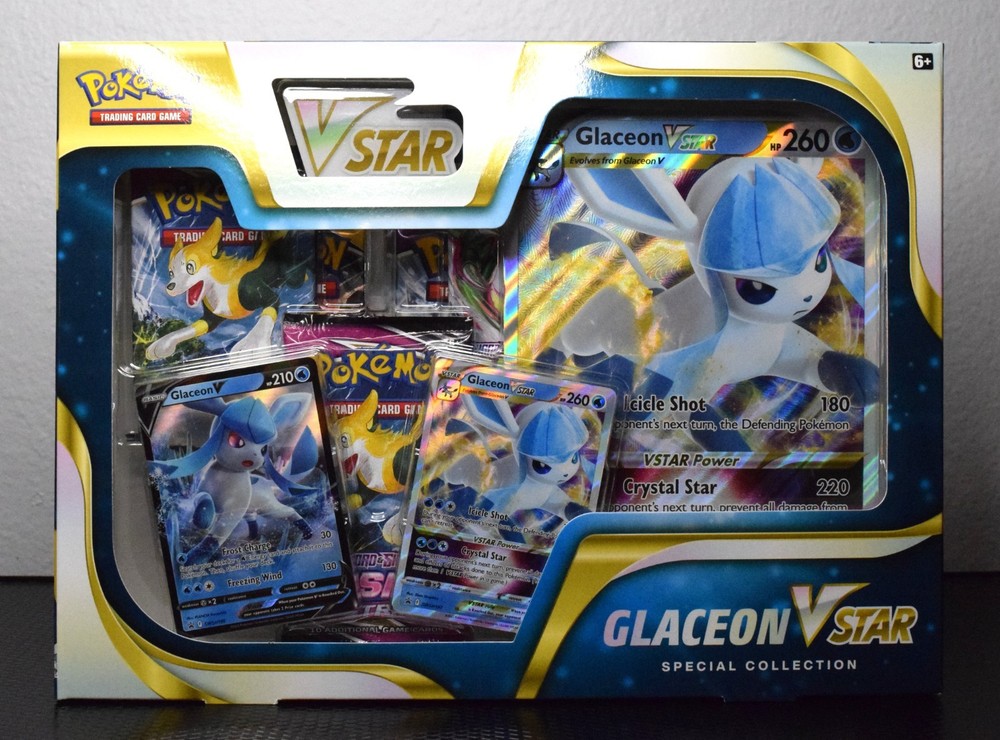 Pokemon TCG Sealed 2022 Glaceon VSTAR Special Collection Box