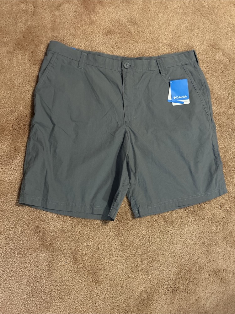 NWT Columbia Men's Washed Out Shorts 10” Inseam AM4471 Gray Short Size 42