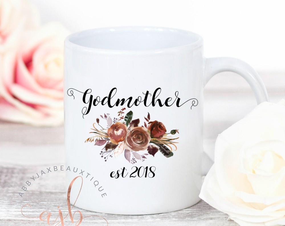 Godmother Est 2019 Godmother Mug Godmother Pregnancy Announcement Godmother Gift