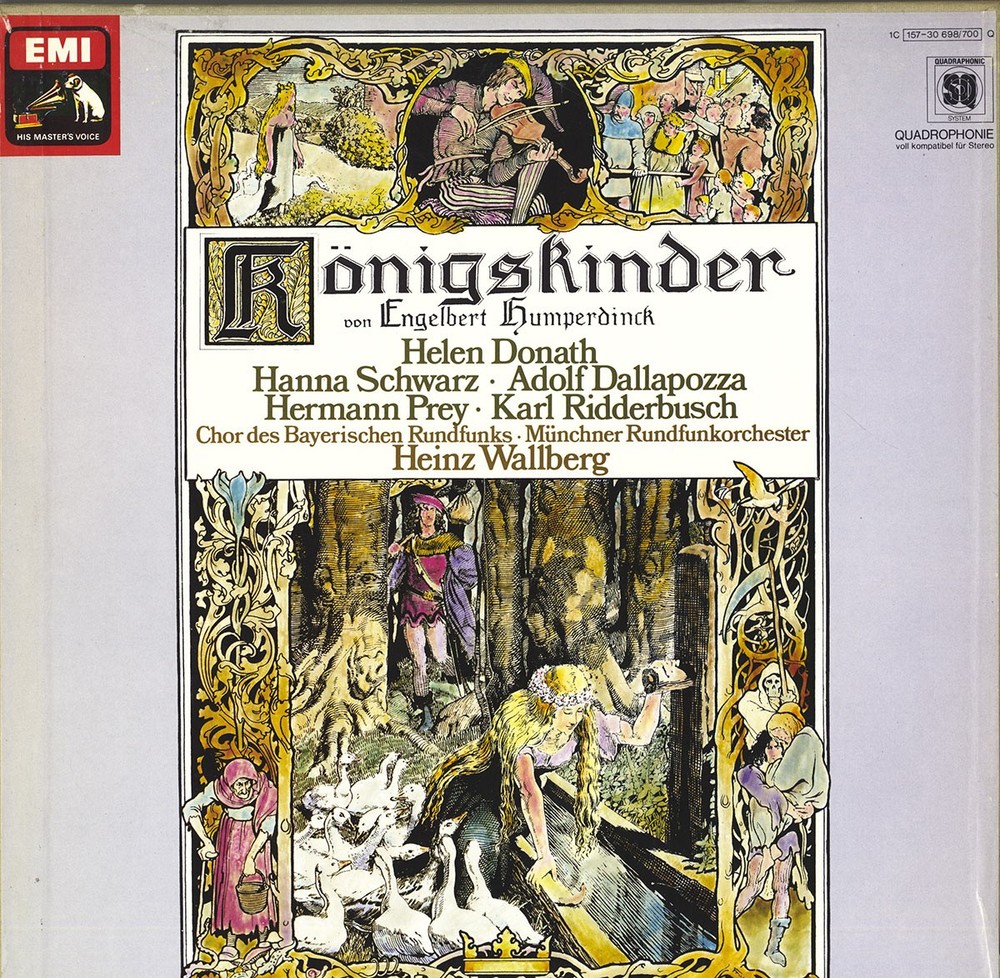 3LP HUMPERDINCK Konigskinder DONATH SCHWARZ DALLAPOZZA PREY RIDDERBUSCH WALLBERG