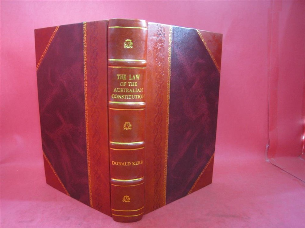 Australian Constitution Law Treatise Leather Bound Commonwealth Legal Guide
