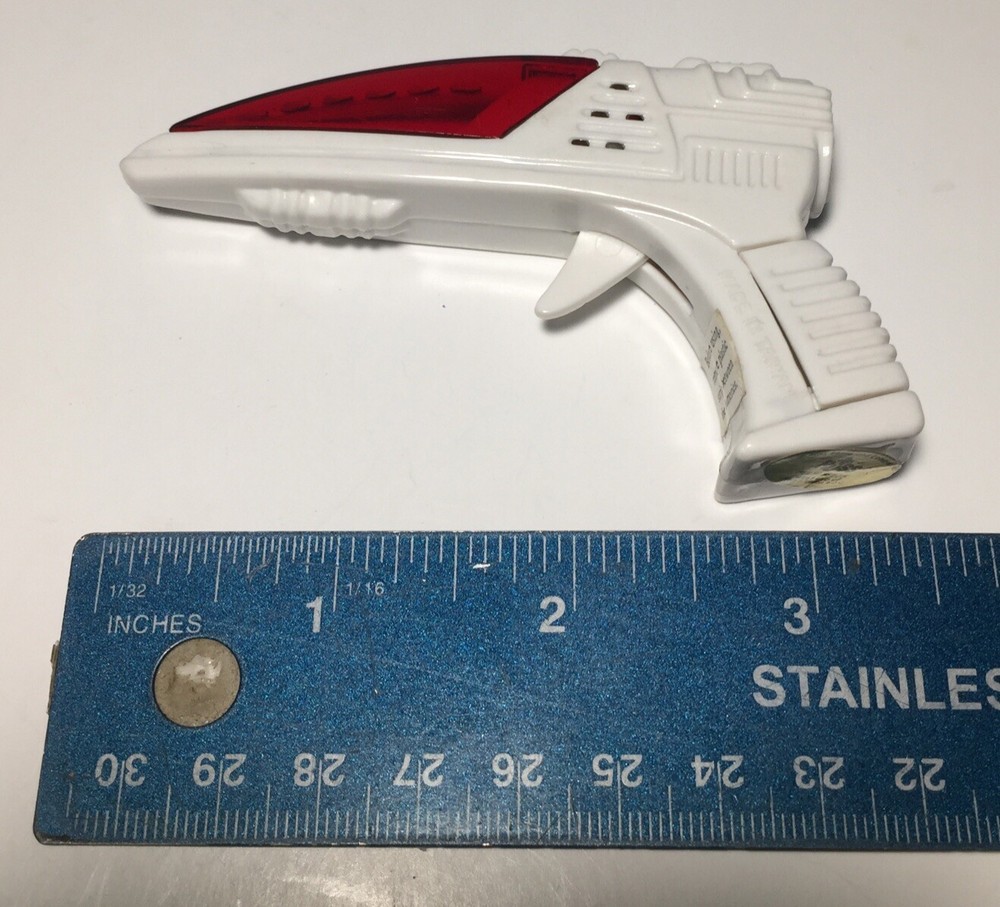 Vintage Small 3 1/2” Russ Berrie And Company Laser Space Gun Toy Item No. 18105