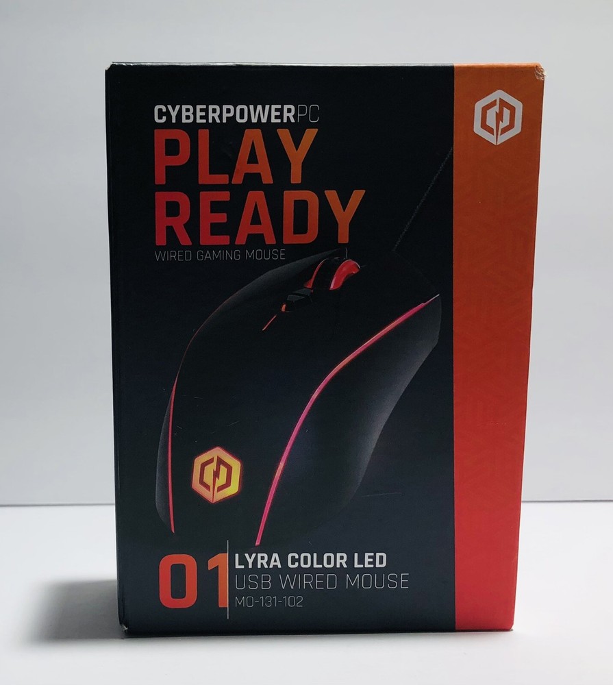 CyberPower Lyra Color LED USB Wired Gaming Mouse M0-131-102 Play Ready