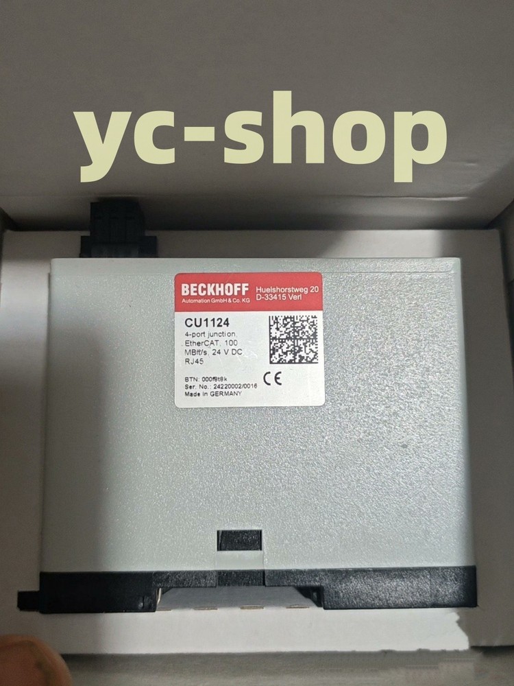 1PCS New Beckhoff CU1124 Controller Module Fast shipping via FedEx or DHL*c