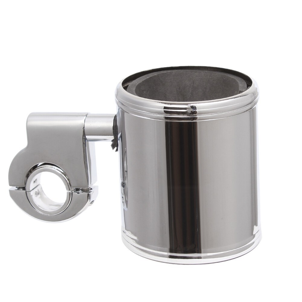 Aluminum Motorcycle Cup Holder Handlebar Drink Holder Universal For Harley