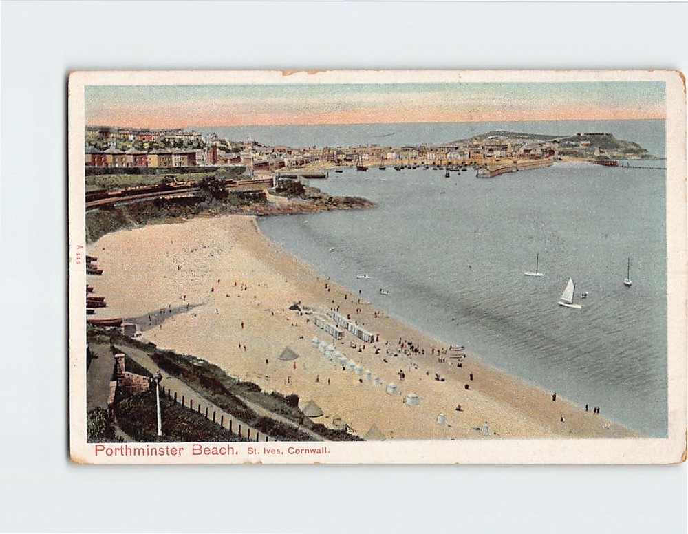Postcard Porthminster Beach St. Ives England