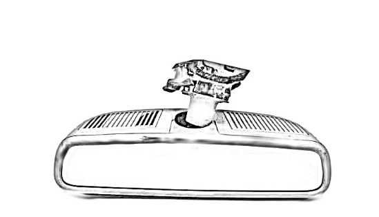 2010-2017 Dodge Caravan Interior Rear View Mirror 55157457AD OEM.