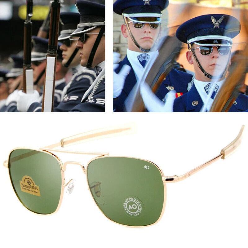 Optical Lens Vintage Sunglasses Men Glass Lens American Optical Driving Glasses