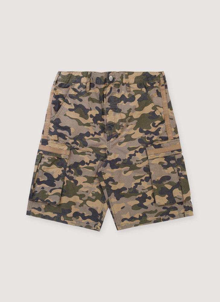 Ksubi Troop Cargo Shorts Camo