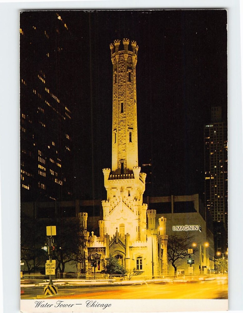 Postcard Water Tower Chicago Illinois USA
