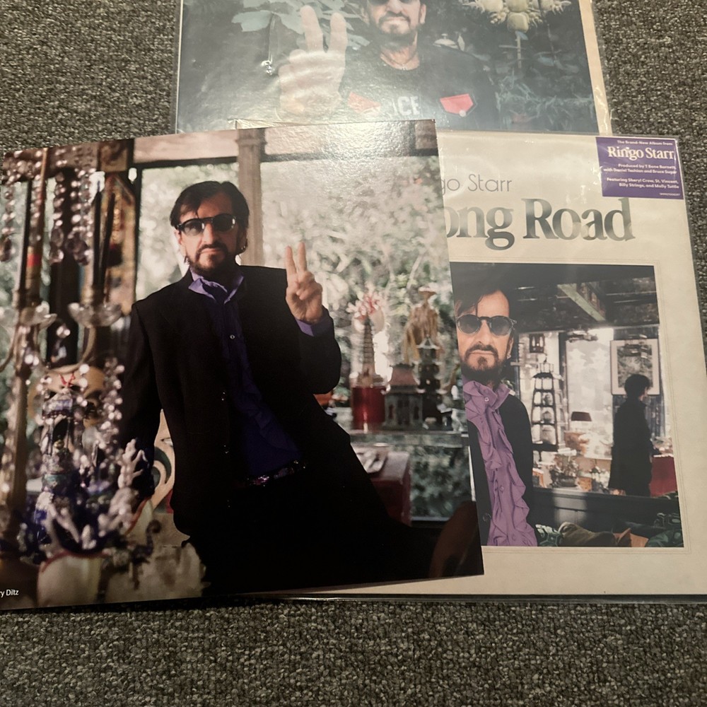 RINGO STARR 2026 LONG LONG ROAD Vinyl LP Record + 12” Poster NEW Sealed BEATLES
