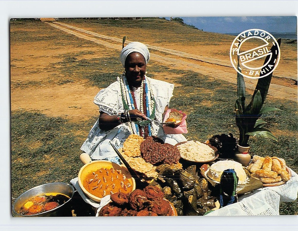 Postcard Baiana do Acarajé Salvador Brazil