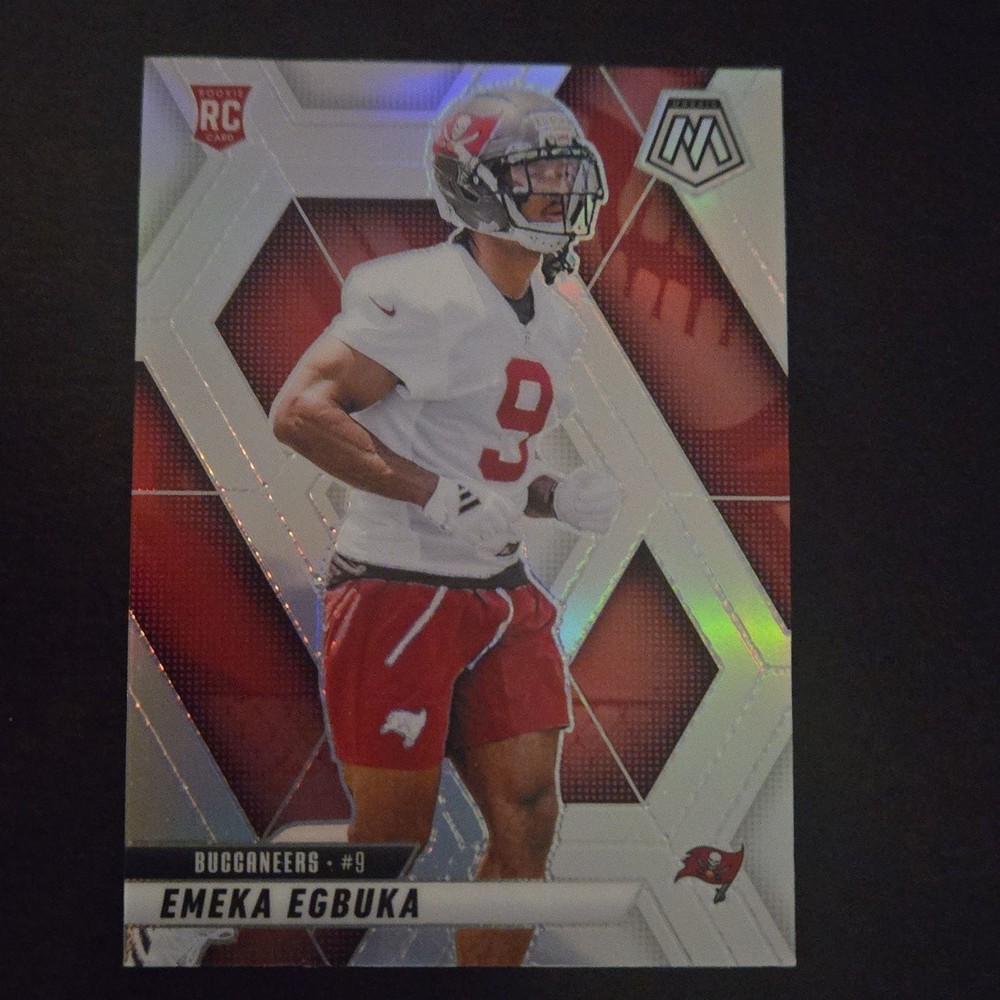 Panini Mosaic 2025 Emeka Egbuka #376 Rookie Prizm Tampa Bay Buccaneers