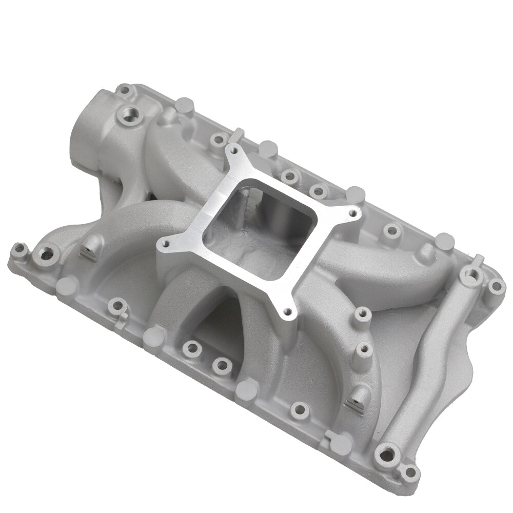 High-Performance Satin Aluminum Intake Manifold for 351W Windsor V8