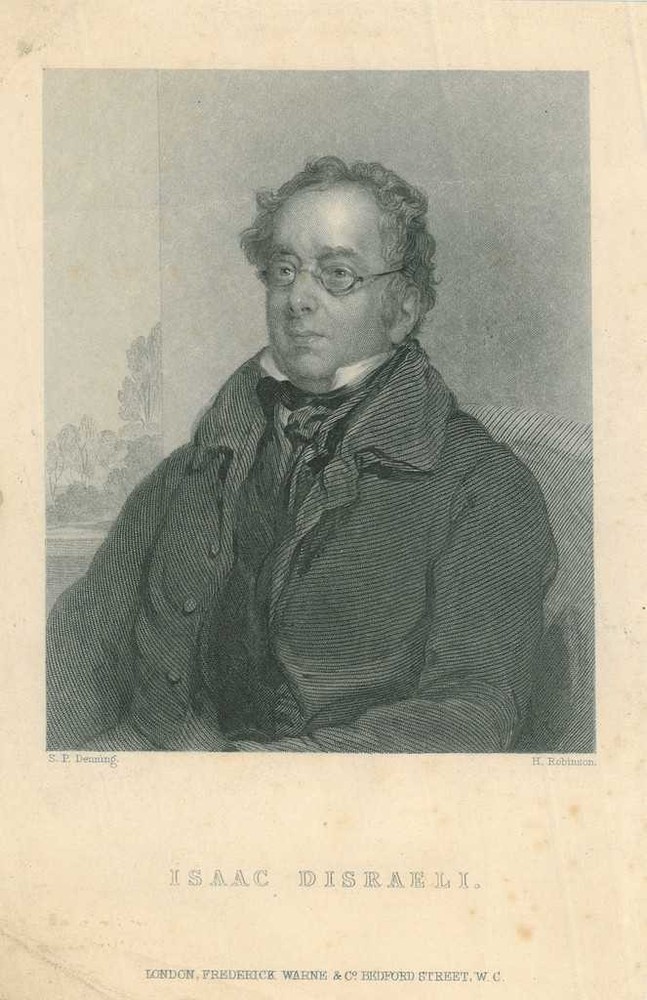 Portrait of Benjamin Disraeli, 1st Earl of Beaconsfield